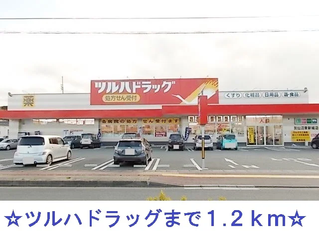 ツルハドラッグまで1200m