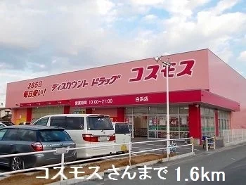 コスモスさんまで1600m