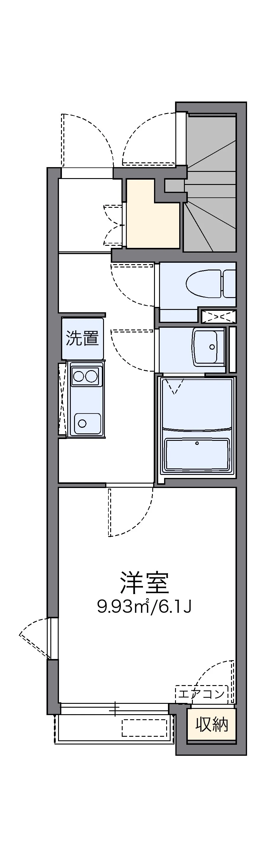 代表的な間取のため実際の間取とは異なる場合があります