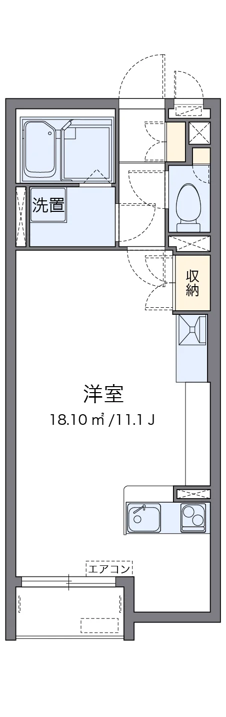 代表的な間取のため実際の間取とは異なる場合があります