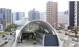 新白島駅まで400m