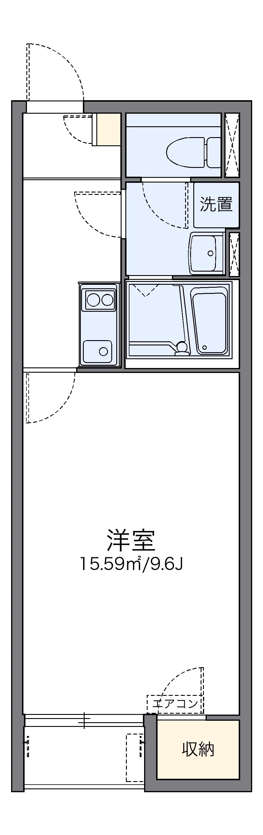 代表的な間取のため実際の間取とは異なる場合があります