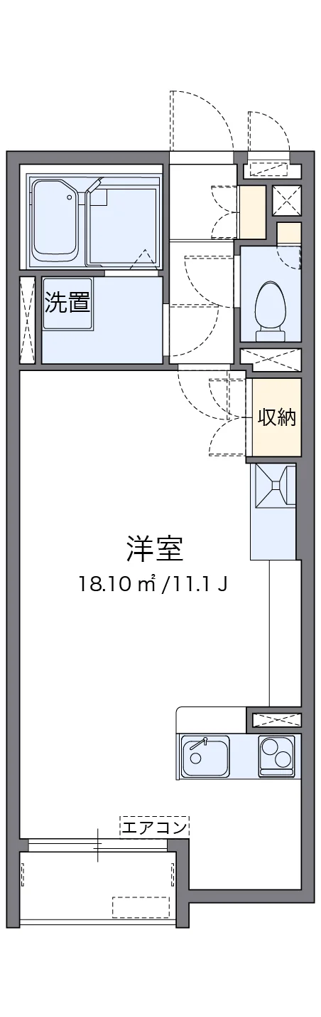 代表的な間取のため実際の間取とは異なる場合があります