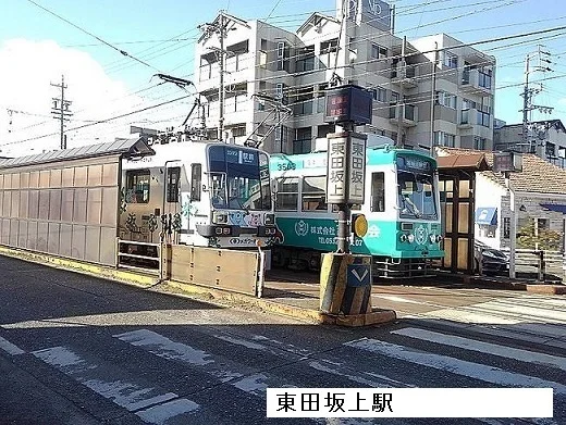 市電東田坂上駅まで750m