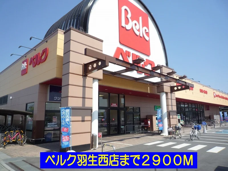 ベルク羽生西店まで2900m