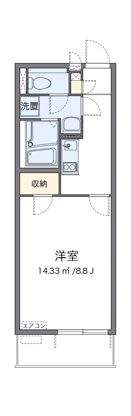 代表的な間取のため実際の間取とは異なる場合があります