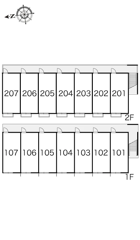 間取り配置図です。