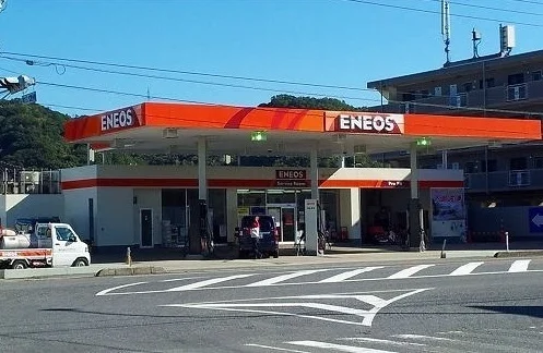 ガソリンスタンドまで2000m