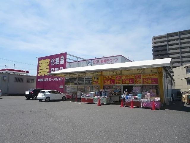 クスリ岩崎チェーン遠石店まで300m