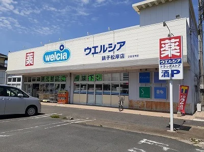 ウエルシア銚子松岸店まで350m
