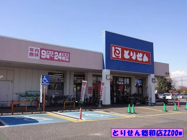とりせん総和店まで2200m