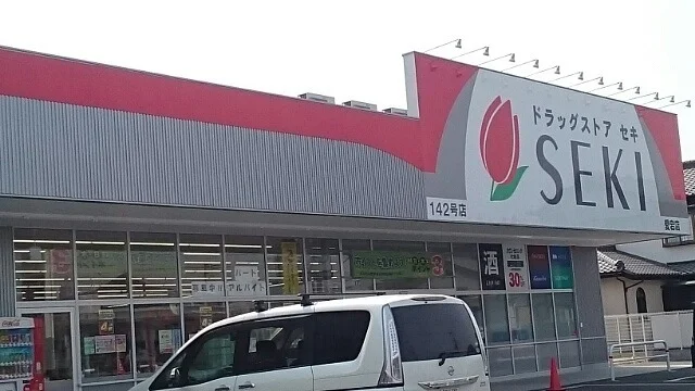 ドラッグストアセキ愛宕店まで750m
