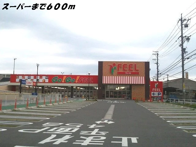 フィールまで600m