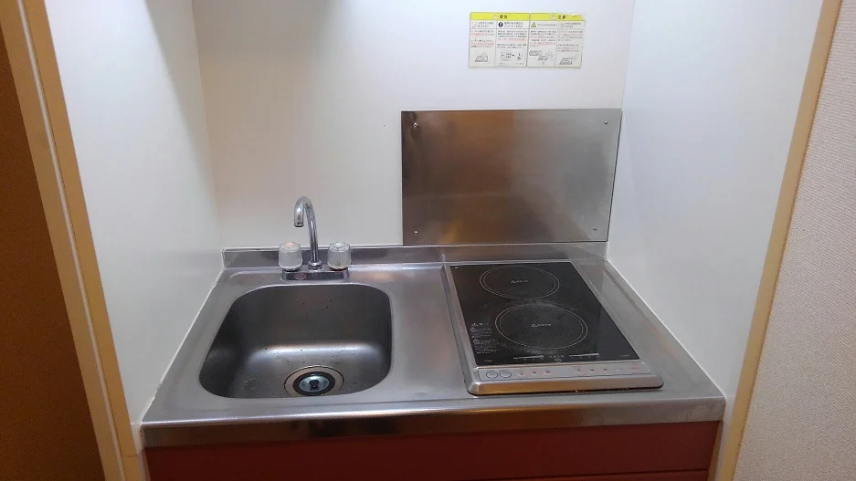 キッチンは２口コンロです。