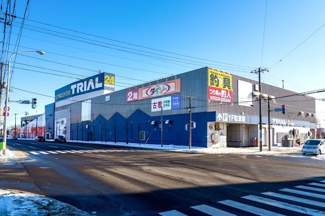 トライアル厚別まで1000m