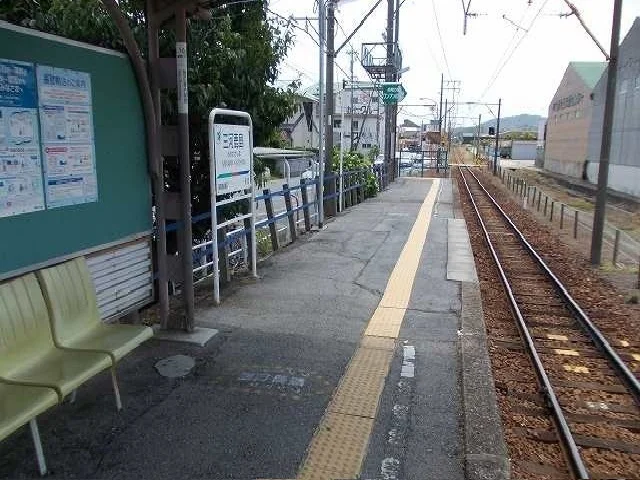 名鉄蒲郡線　三河鹿島駅まで350m