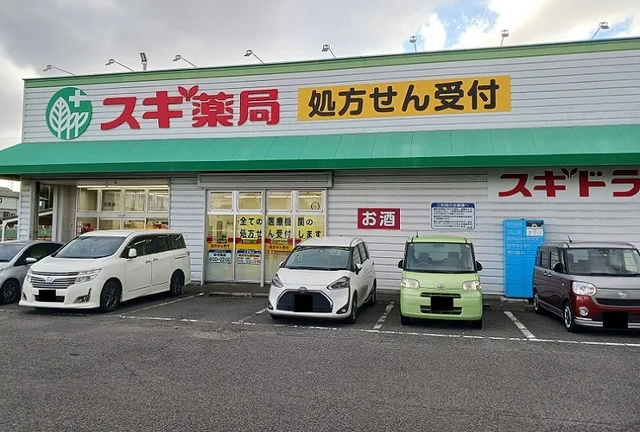 スギドラッグまで800m