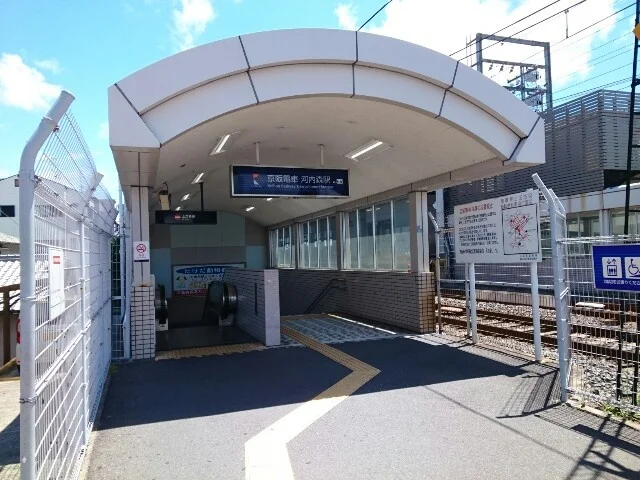 河内森駅まで250m