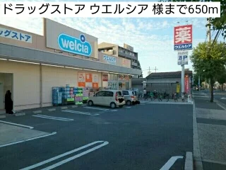 ドラッグストア ウエルシア 様まで650m