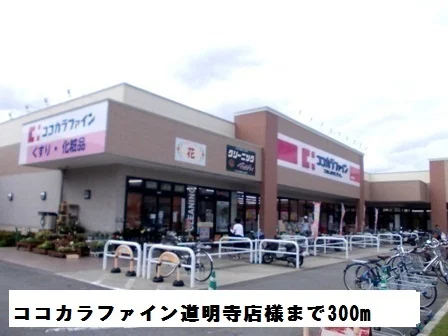 ココカラファイン道明寺店様まで300m