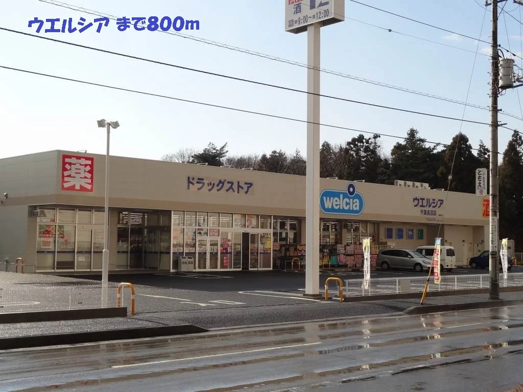 ウエルシアまで800m