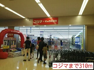 コジマまで310m