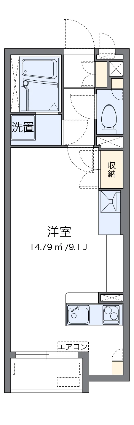 代表的な間取のため実際の間取とは異なる場合があります
