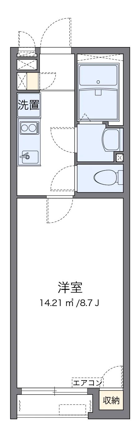 代表的な間取のため実際の間取とは異なる場合があります