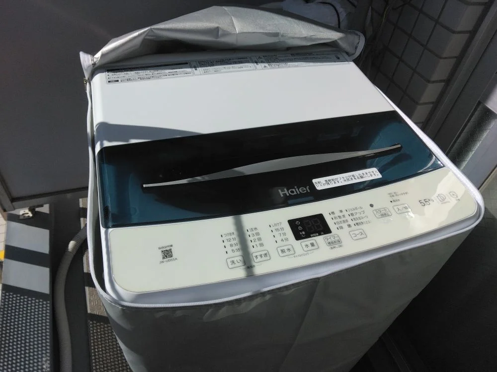 各お部屋に洗濯機設備