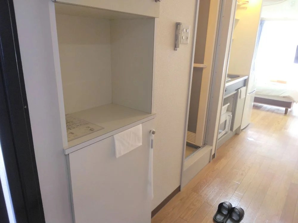 玄関　物置台