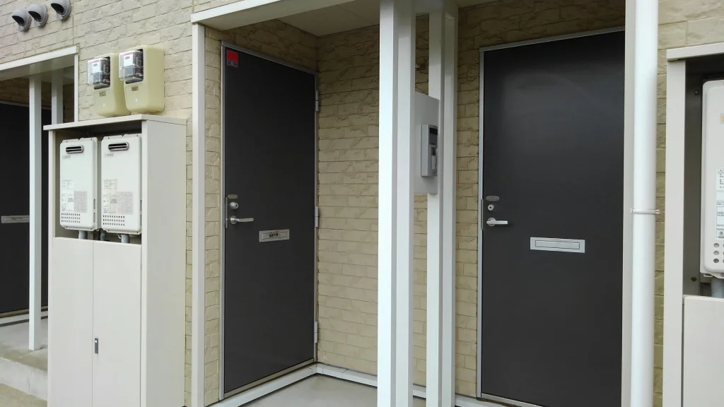 2階の玄関も1階にあります