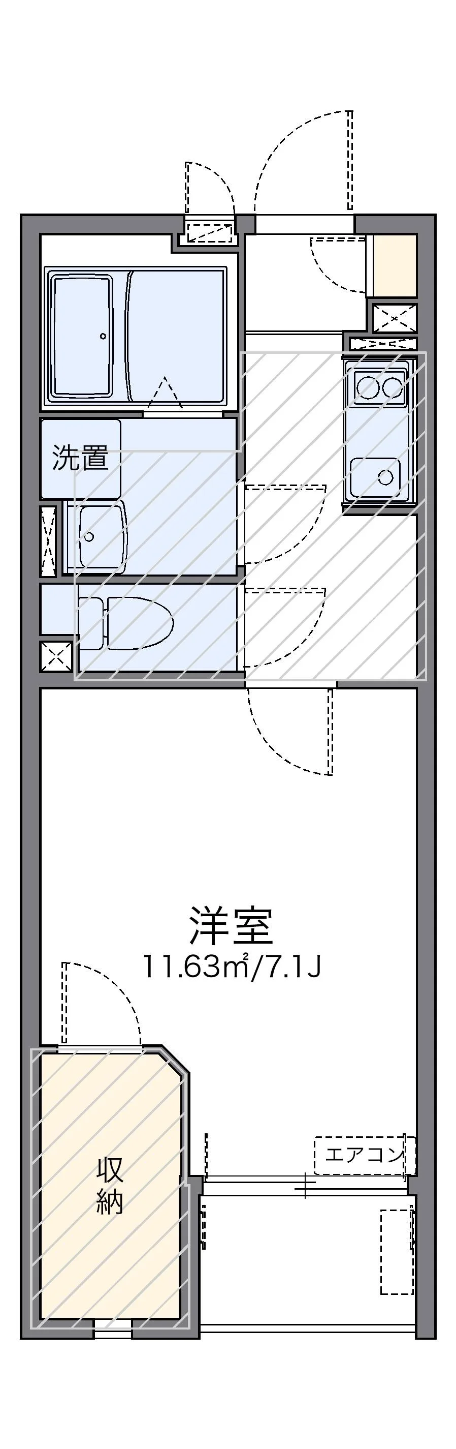 代表的な間取のため実際の間取とは異なる場合があります