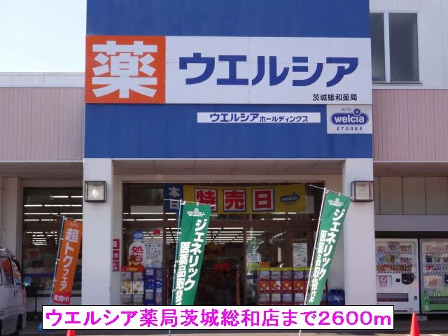 ウエルシア薬局茨城総和店まで2600m