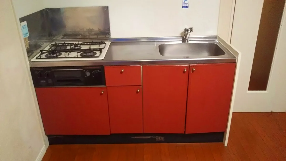 ガスコンロ付きです。