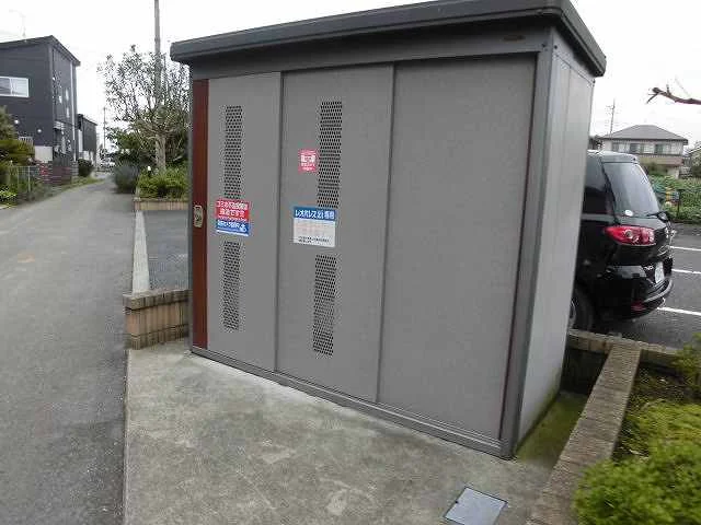 入居者様専用ゴミ庫です。