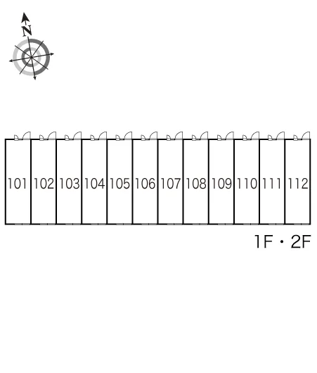 間取り配置図です。