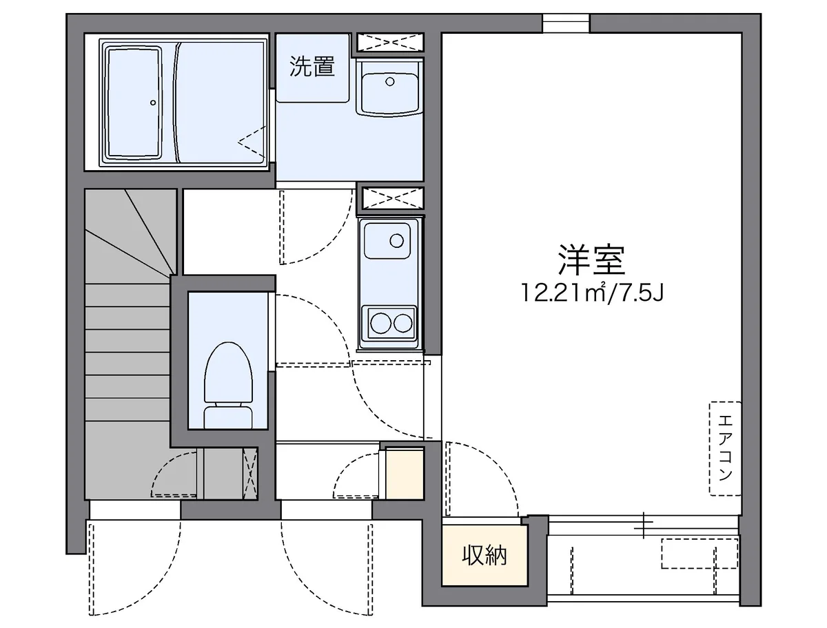 代表的な間取のため実際の間取とは異なる場合があります