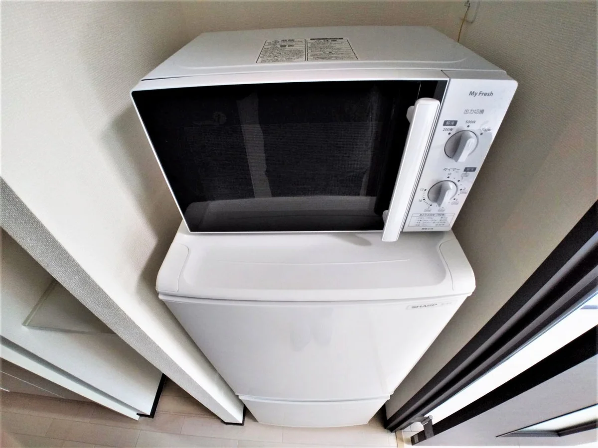 レンジと冷蔵庫