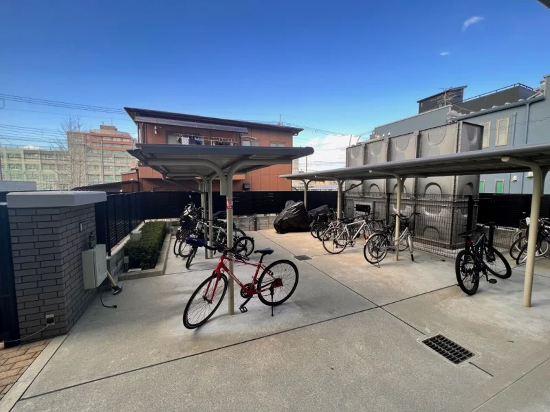 駐輪スペースです。