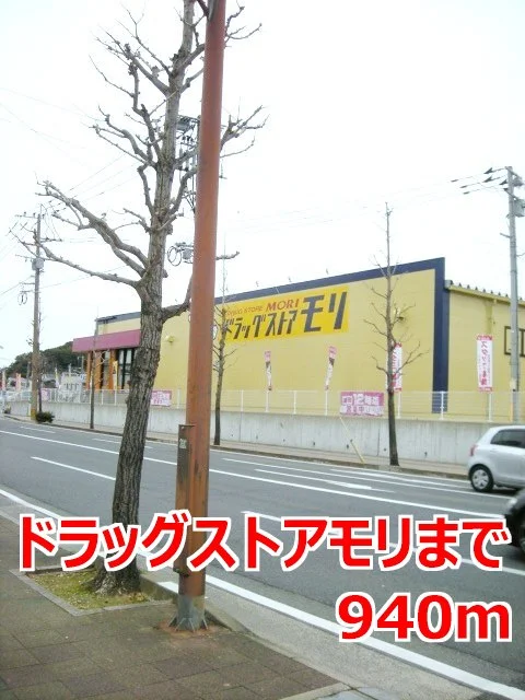 ドラッグストアモリまで940m