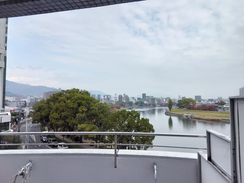 ベランダからの景色