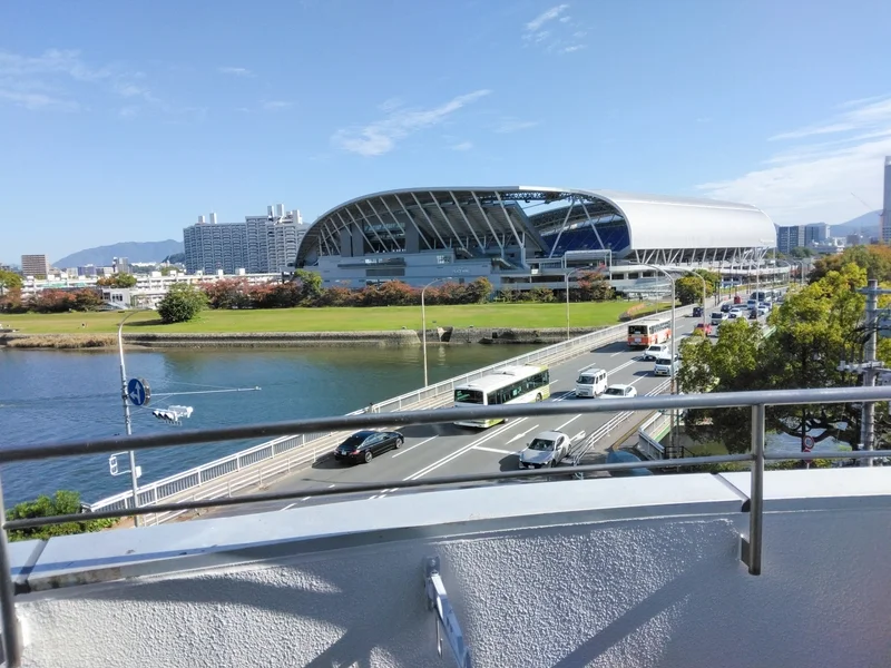 ベランダからの景色