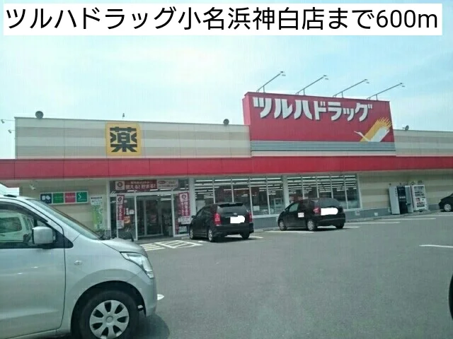 ツルハドラッグ小名浜神白店まで600m