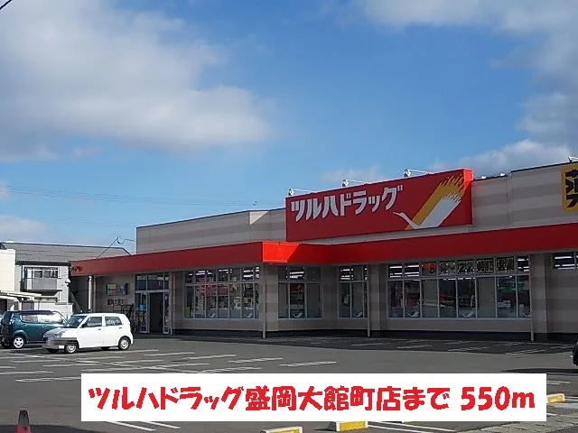 ツルハドラッグ盛岡大館町店まで550m