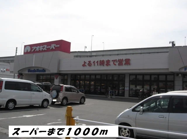 アオキスーパーまで1000m