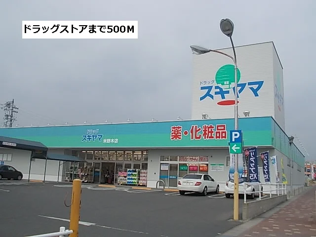 ドラッグスギヤマまで500m