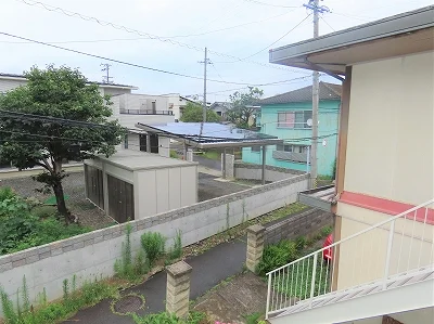 2階からのアングルです