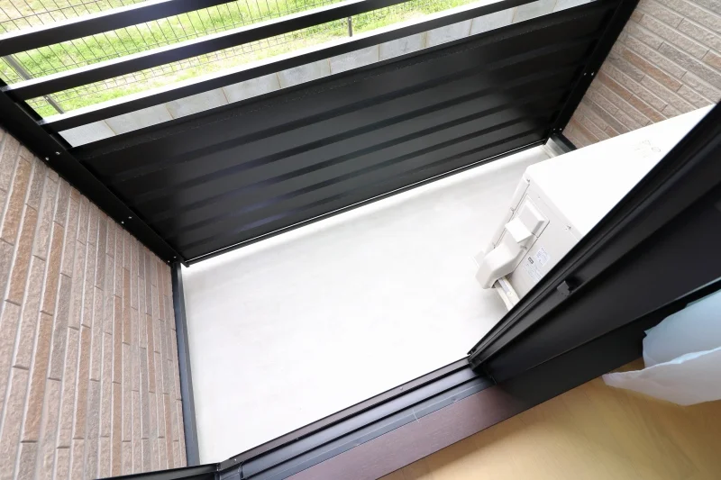 洗濯に便利なバルコニー付き