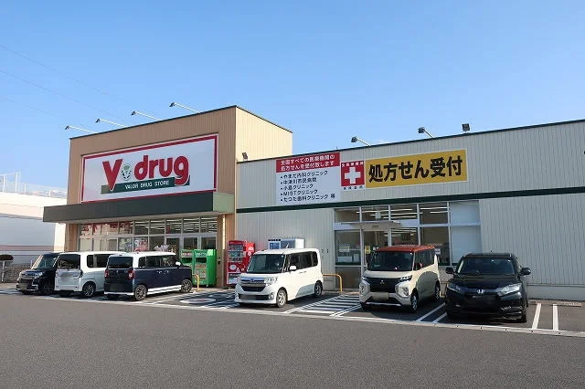 Vドラッグまで1100m