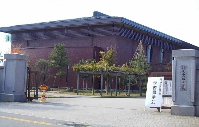 尾山台高等学校まで400m